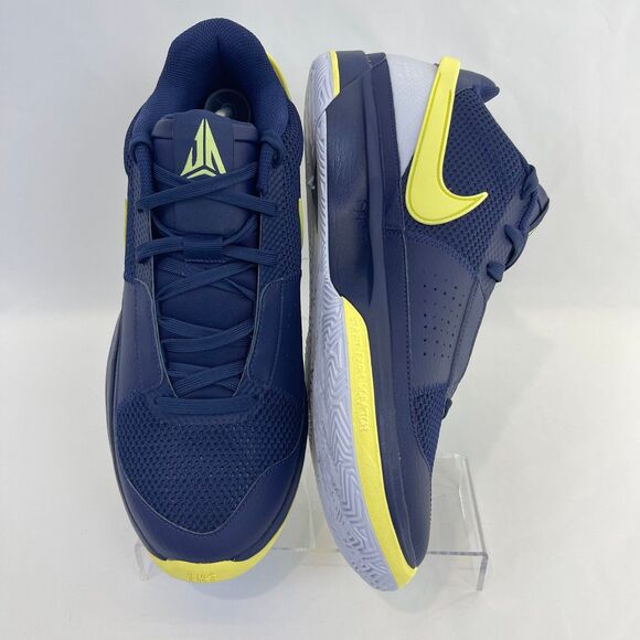 Nike JA 1 'Murray State' Midnight Navy Yellow FQ4796-402 Men's Size 13 - Picture 6 of 9